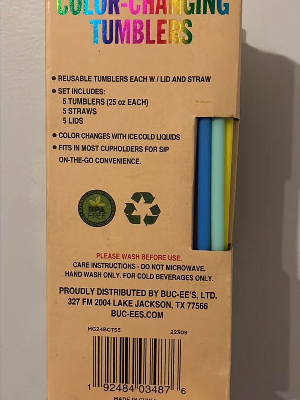Buc-ee's Color-Changing Tumblers - Picture 2 of 3